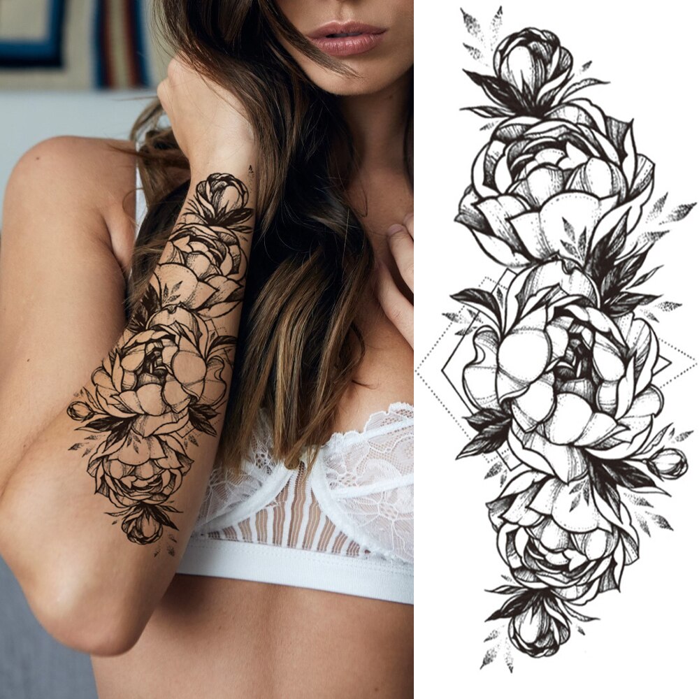 Buy Radial Flower Mandala Tattoo Design Linework Online in India - Etsy